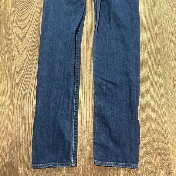 Rock & Republic Berlin Straight Jeans Pockets Distressed Denim Dark Wash Size 2 - Picture 12 of 12